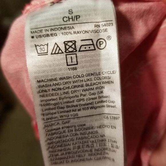 Gap Pink Floral V-neck Shift Dress - Picture 4 of 6